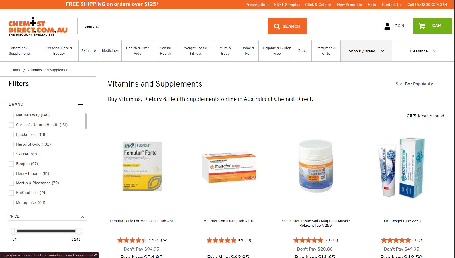 Vitamins & Supplements
